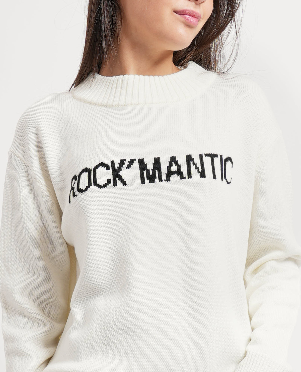 Maglia girocollo donna Patrizia Pepe con slogan 