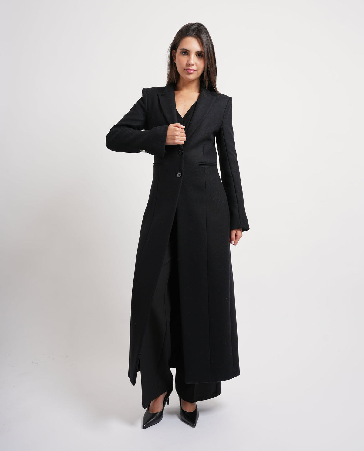 Cappotto lungo in misto lana Patrizia Pepe 
