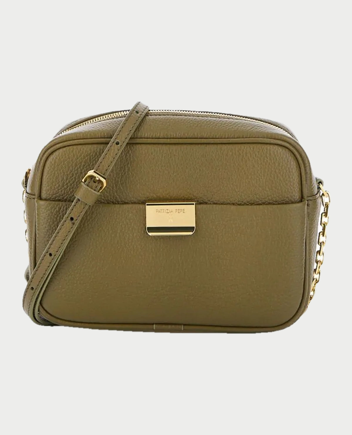 Borsa a tracolla All Day in pelle Patrizia Pepe con catena 