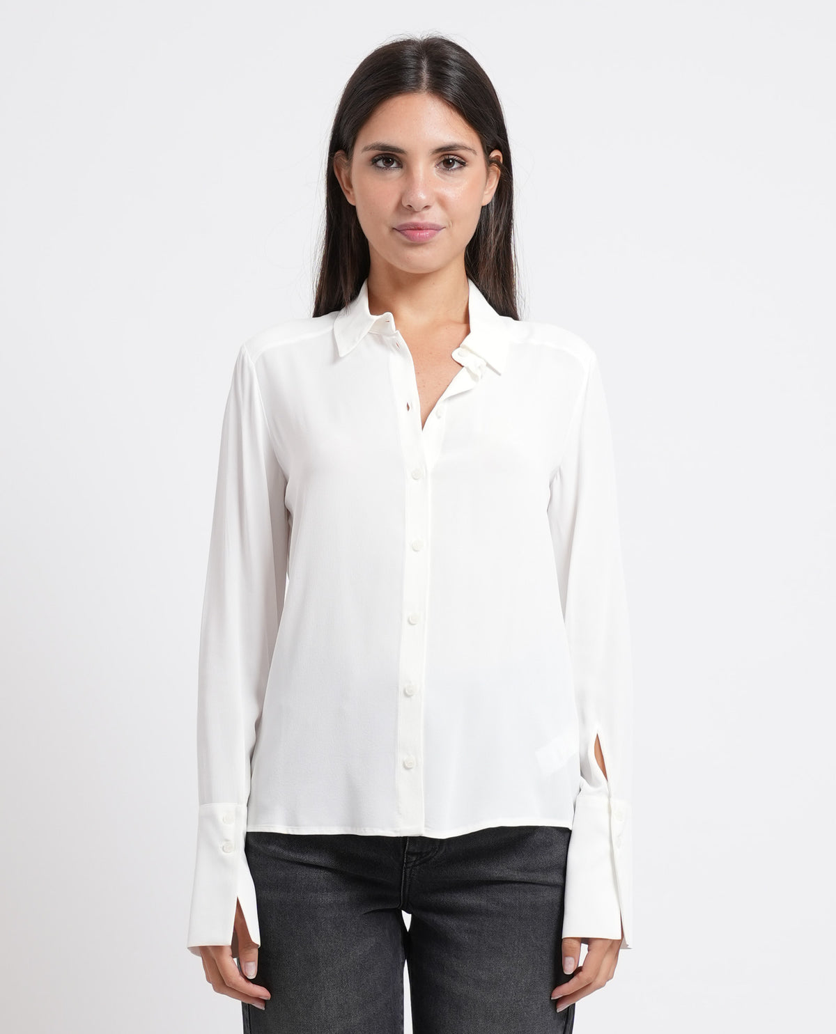 Camicia fluida in crêpe di viscosa Patrizia Pepe donna 