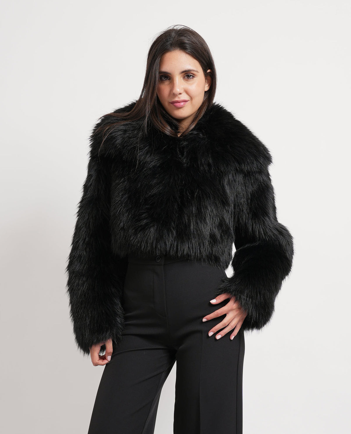 Giubbotto fluffy corto donna Patrizia Pepe 