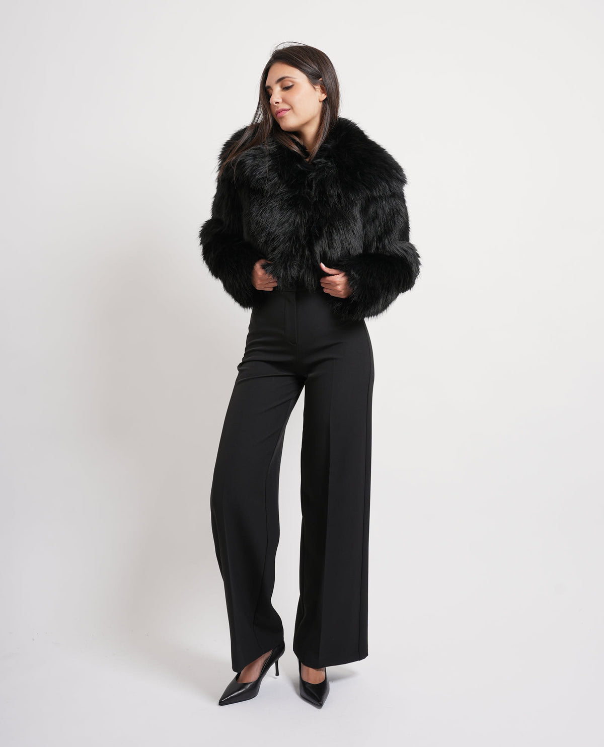 Giubbotto fluffy corto donna Patrizia Pepe 