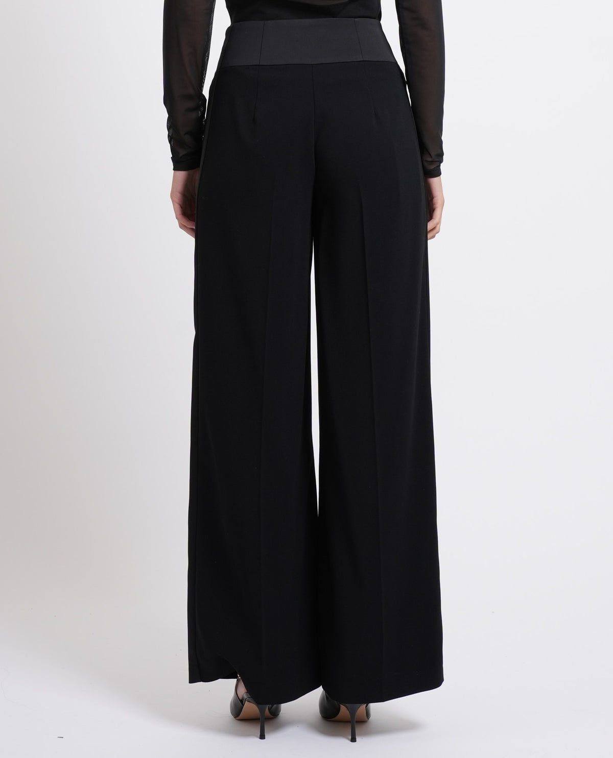 Pantaloni palazzo Patrizia Pepe color block 