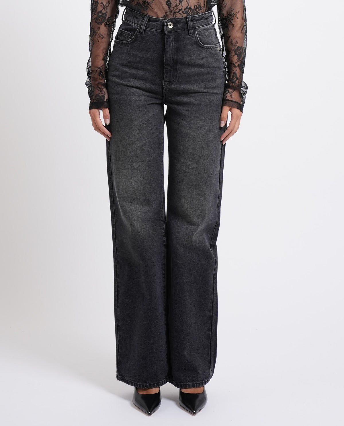 Jeans regular a vita alta Patrizia Pepe donna 