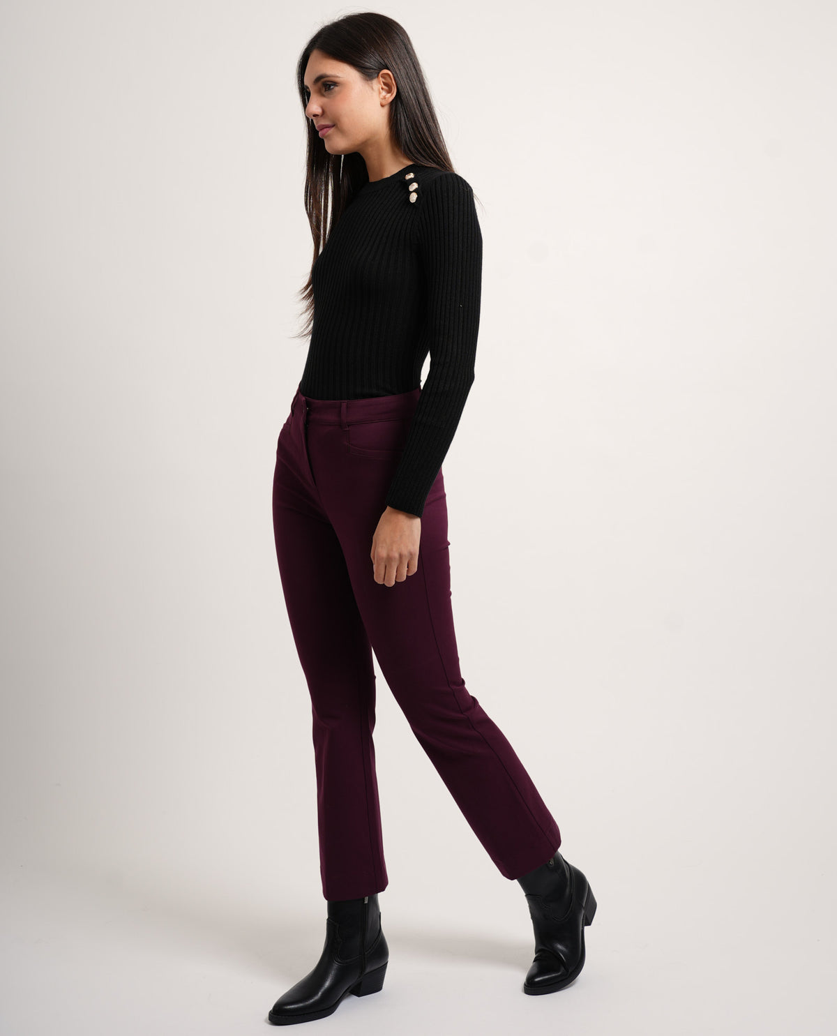 Pantaloni donna Pennyblack mini-flare fit 