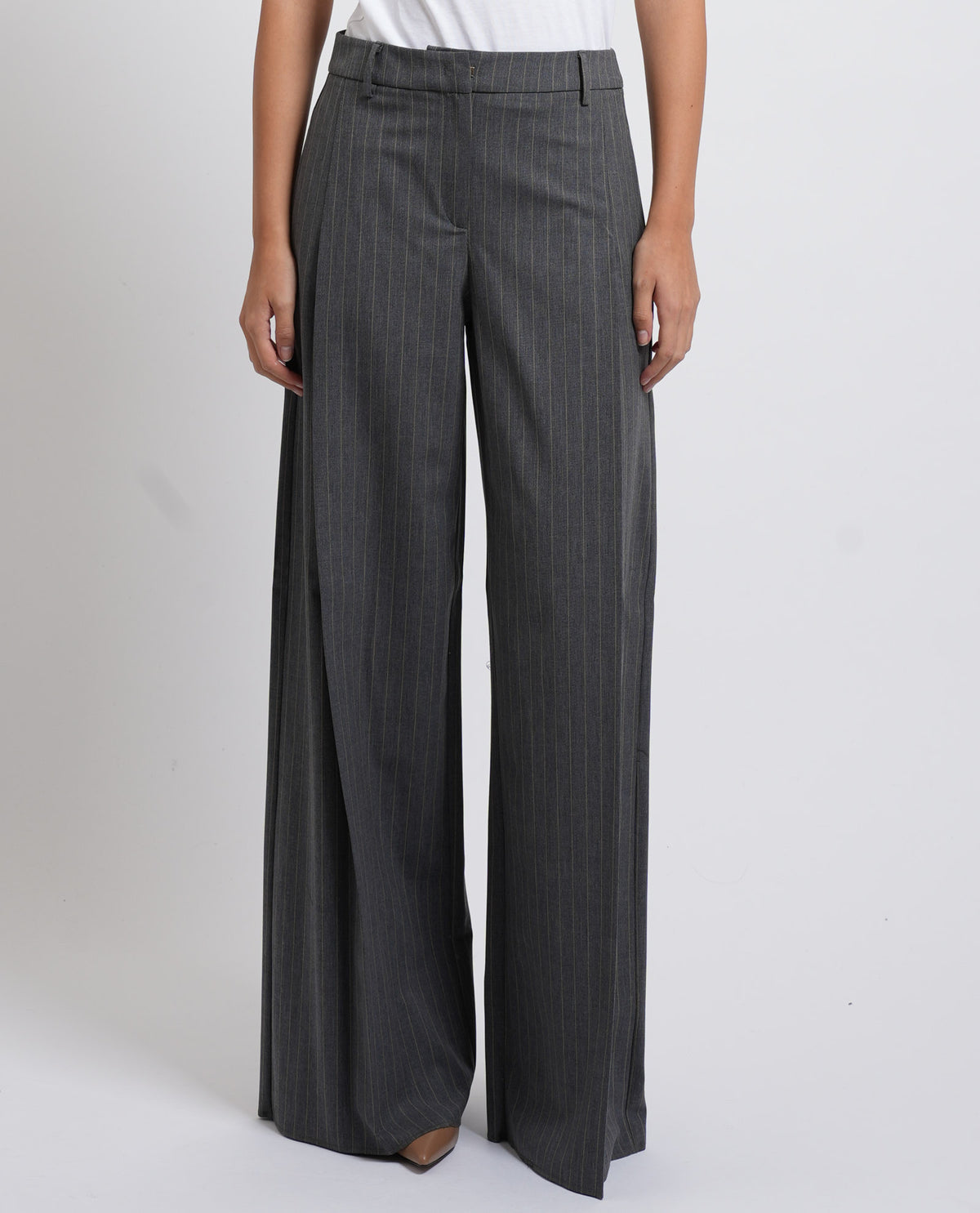 Pantaloni donna Pennyblack gessati 