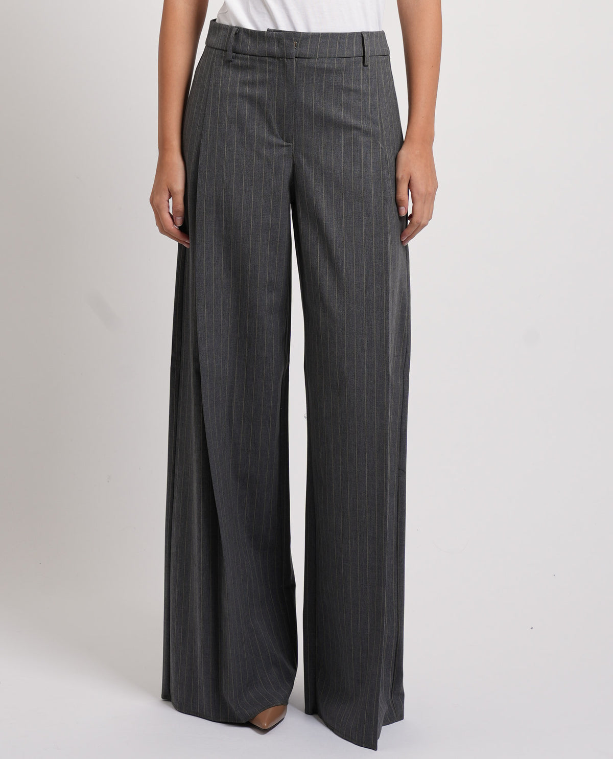 Pantaloni donna Pennyblack gessati 