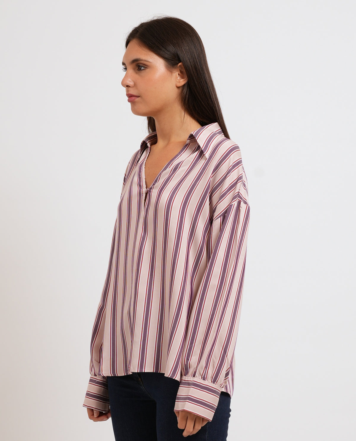 Blusa donna Pennyblack in twill fluido 