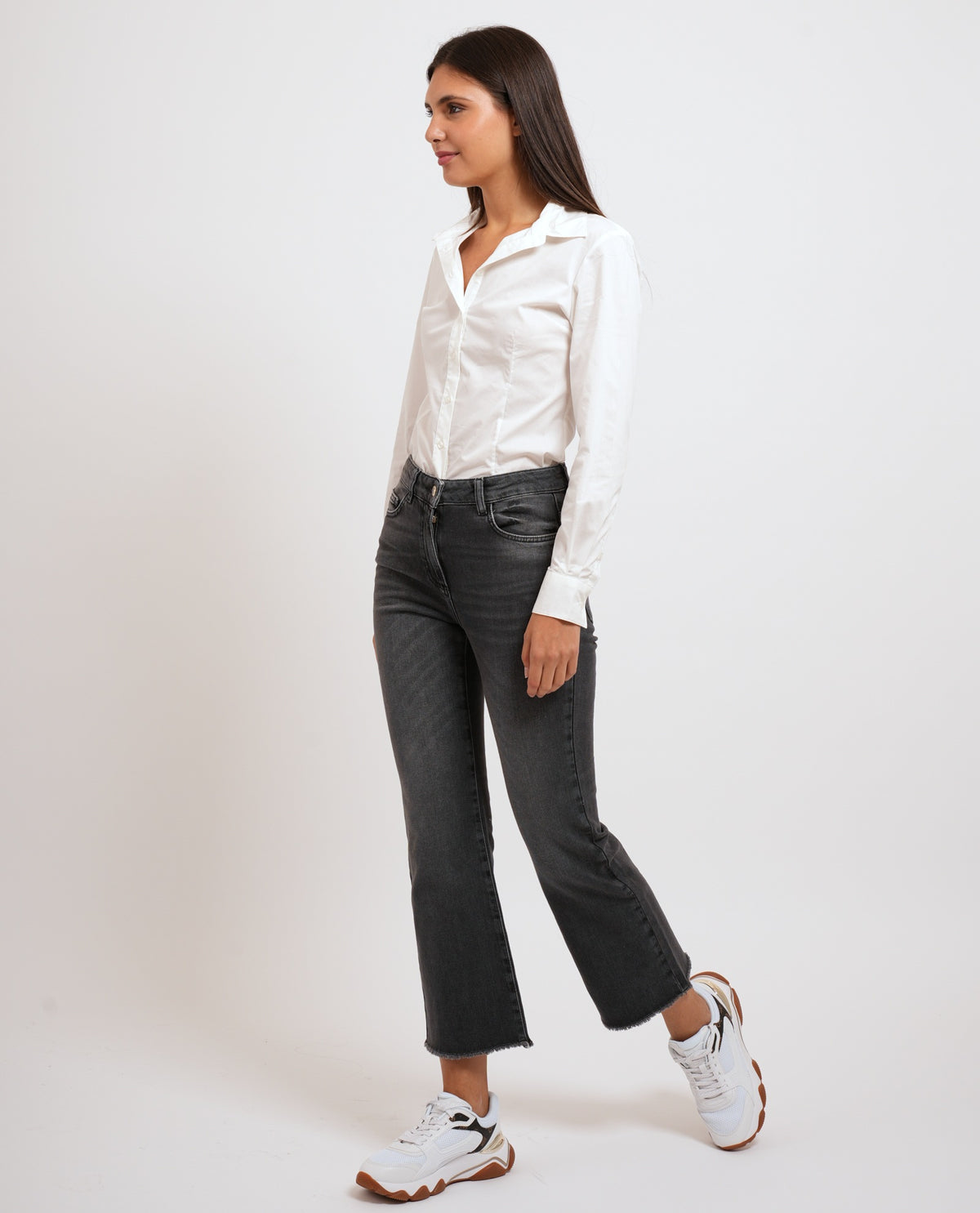 Jeans mini-flare fit donna Pennyblack 
