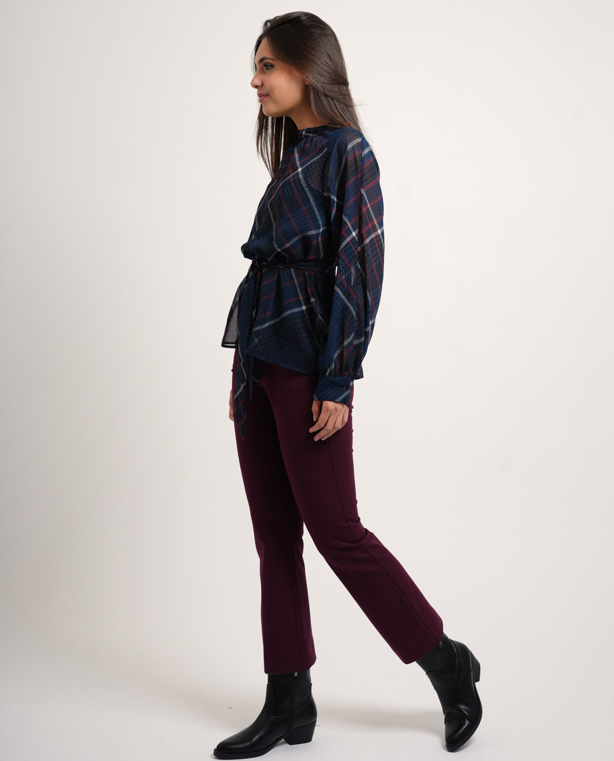 Camicia donna Pennyblack con bottone al collo 