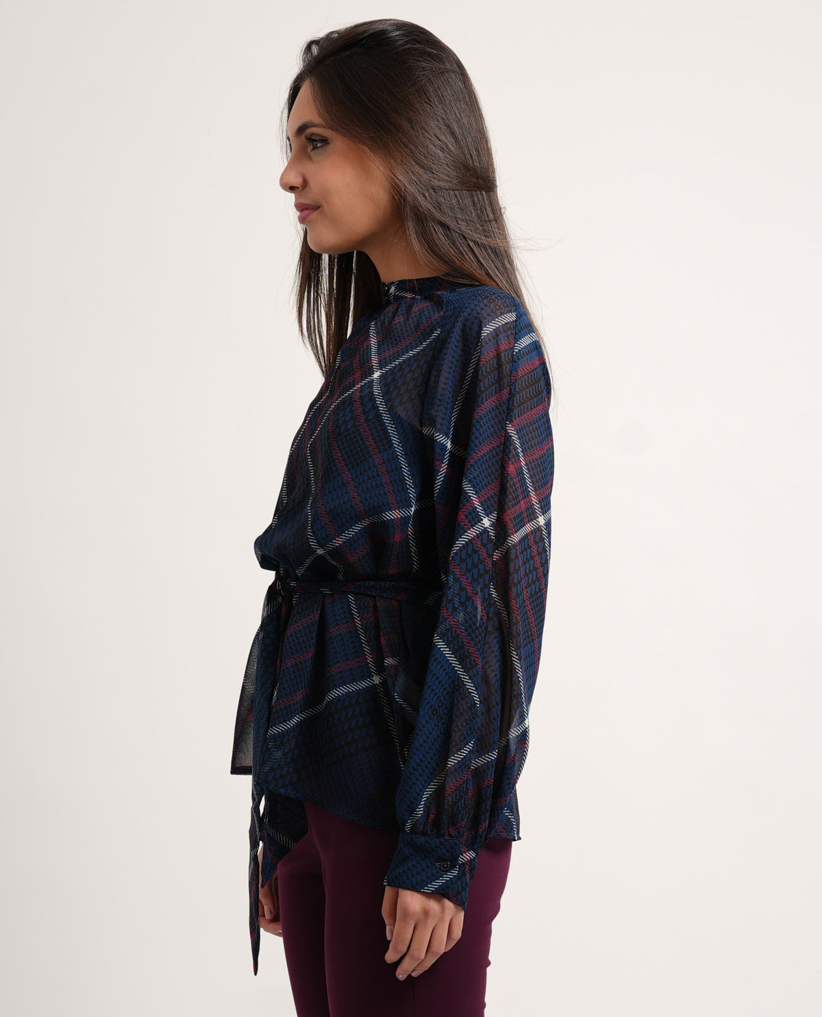 Camicia donna Pennyblack con bottone al collo 