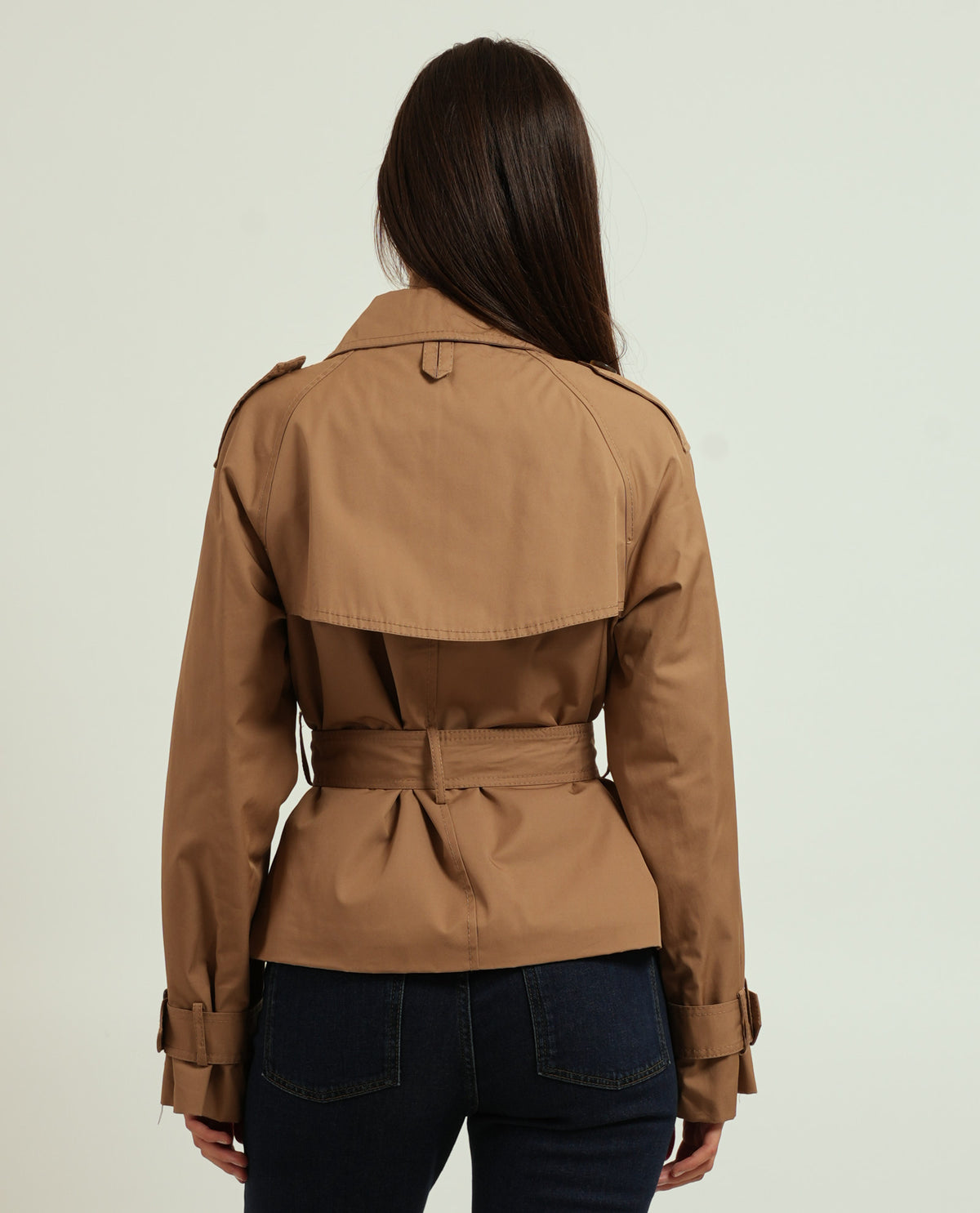 Trench cropped donna Pennyblack 