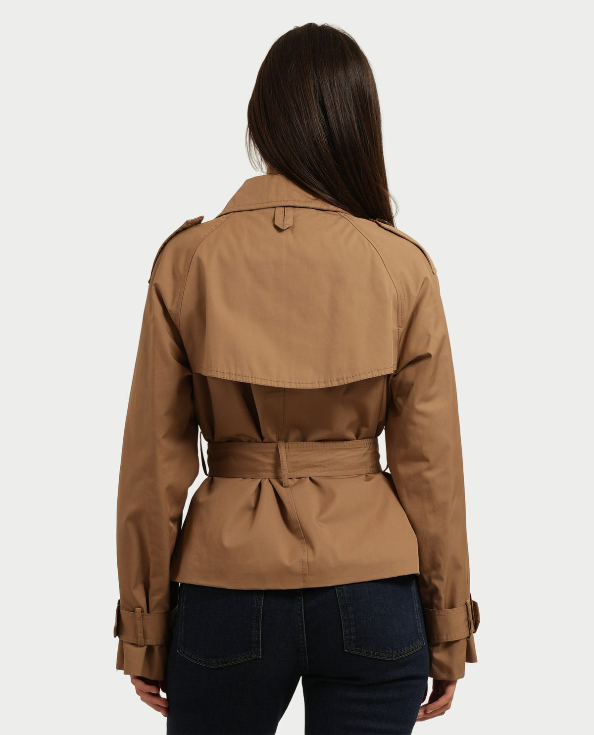 Trench cropped donna Pennyblack 