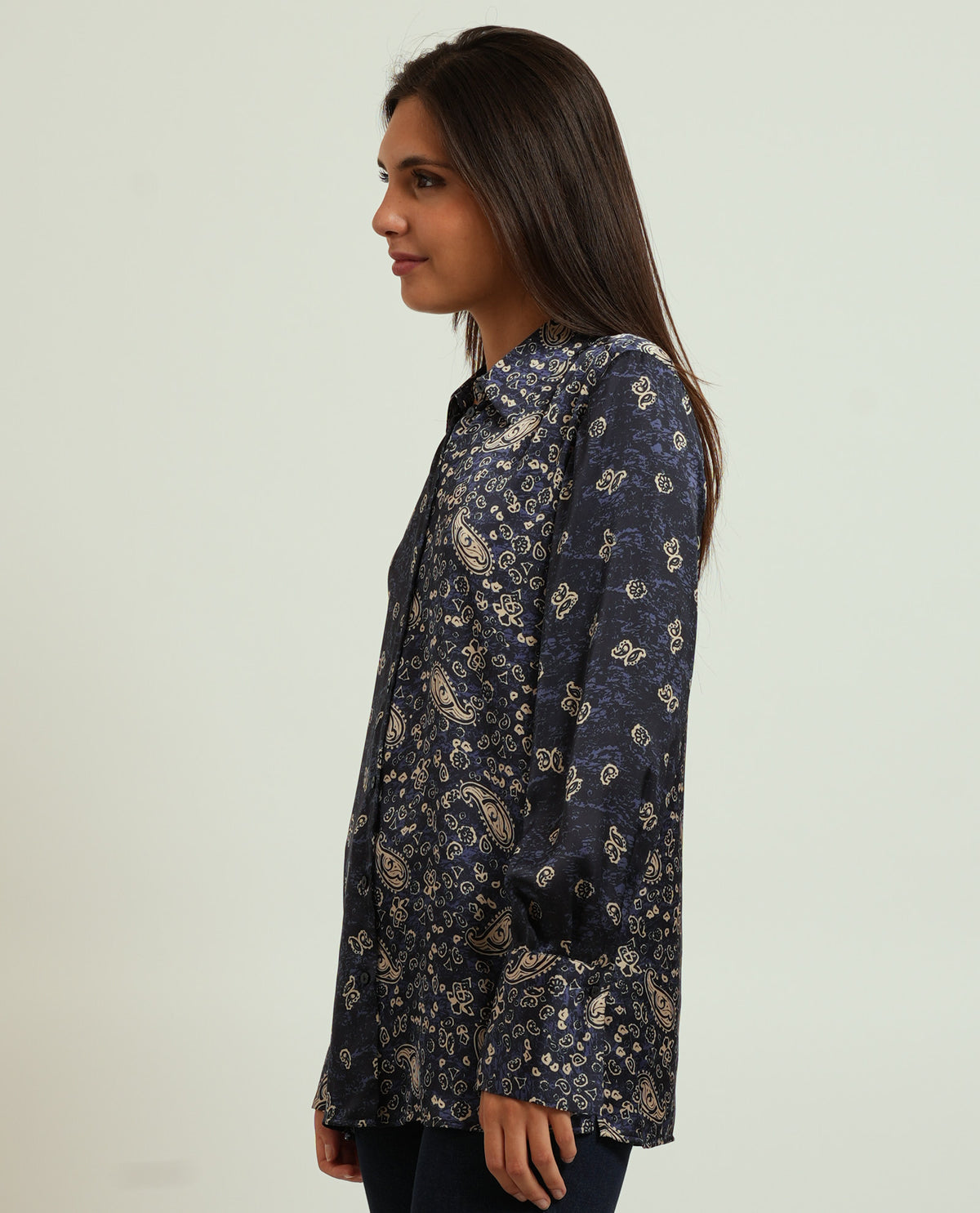 Camicia in raso a fantasia donna Pennyblack 