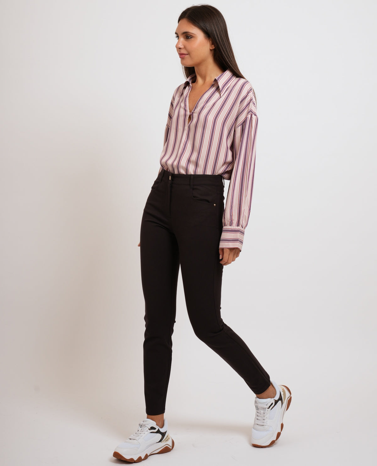 Pantaloni slim fit donna Pennyblack 