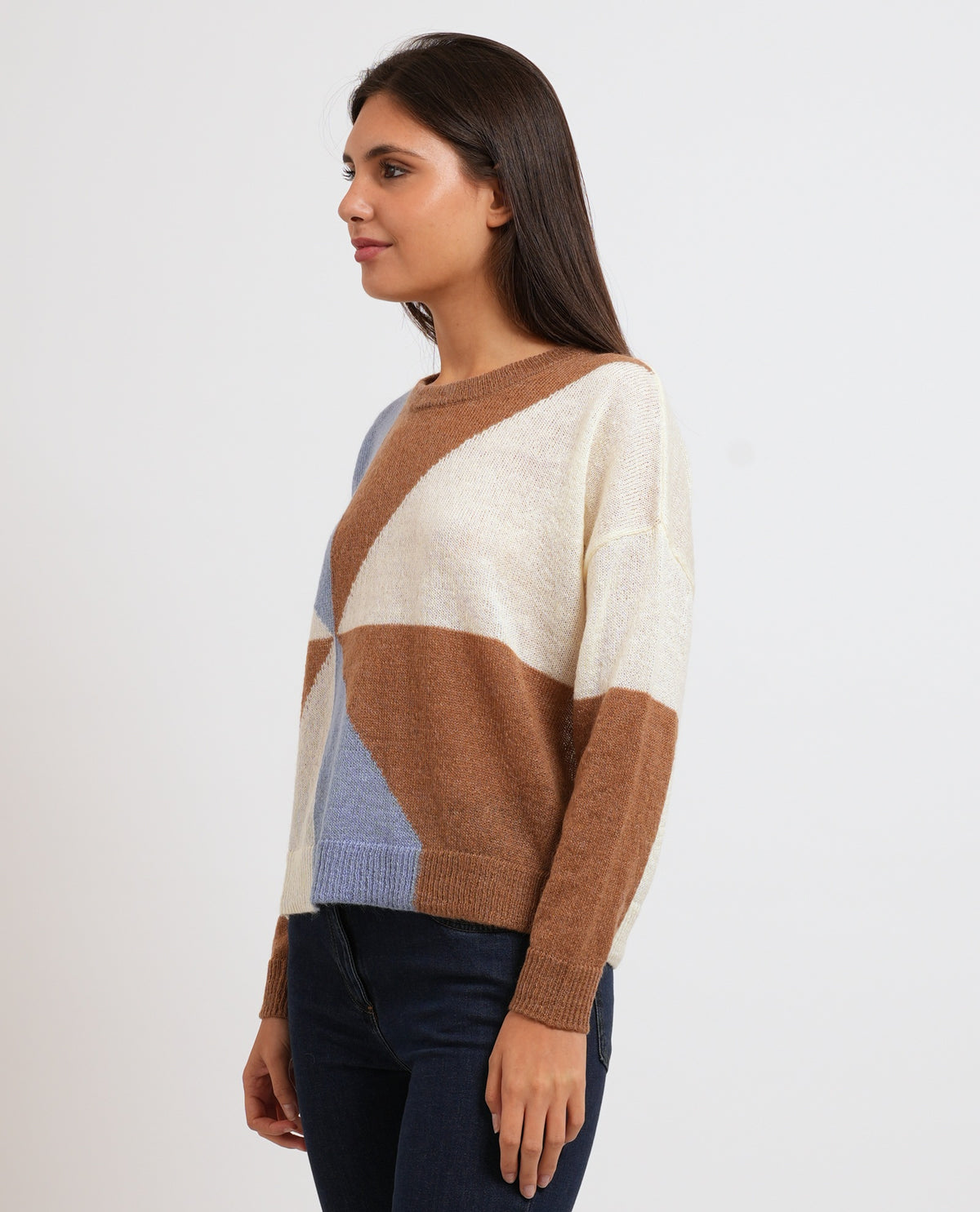 Maglione donna Pennyblack color block 
