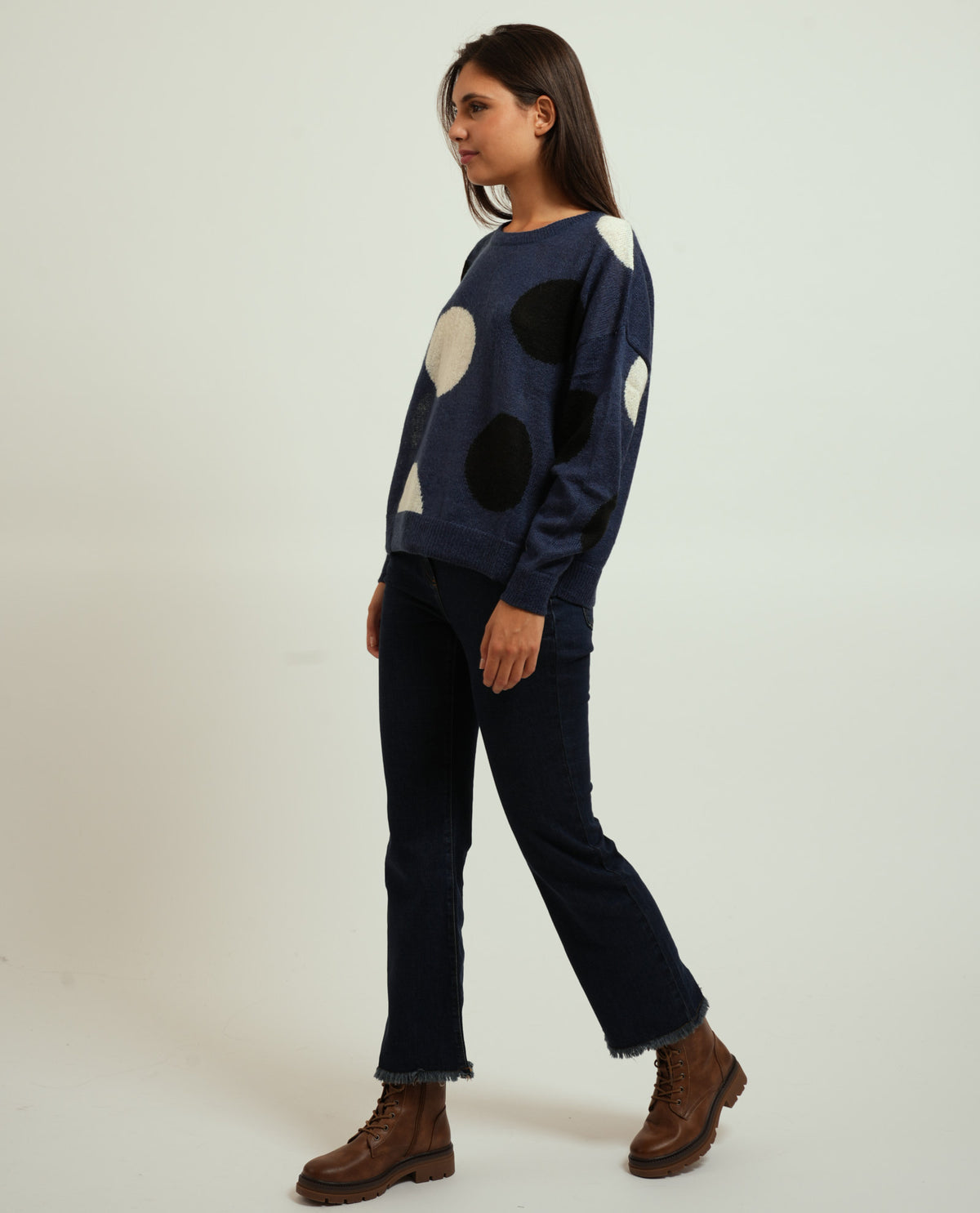 Maglione donna Pennyblack a intarso 