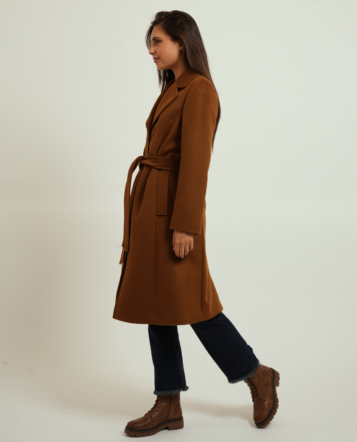 Cappotto lungo Pennyblack donna in drap lana 