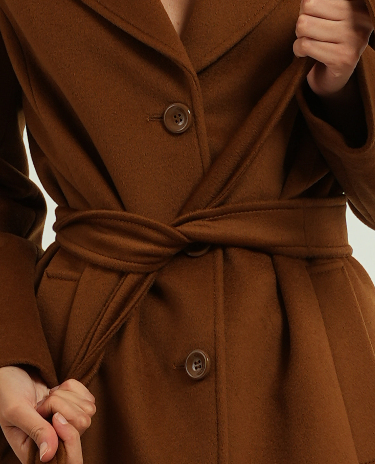 Cappotto lungo Pennyblack donna in drap lana 