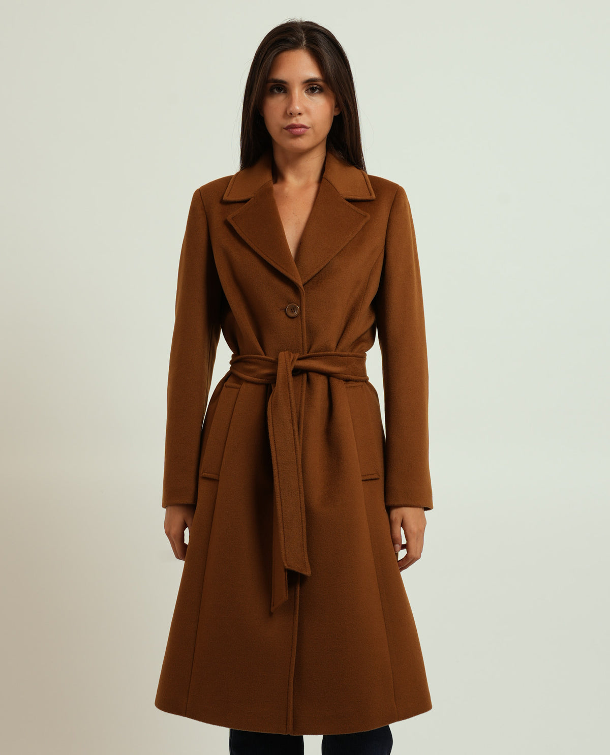 Cappotto lungo Pennyblack donna in drap lana 