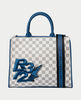 Women's bag R372 with zip and print