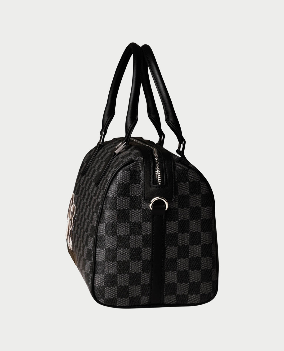 Borsa donna R372 con zip e logo 