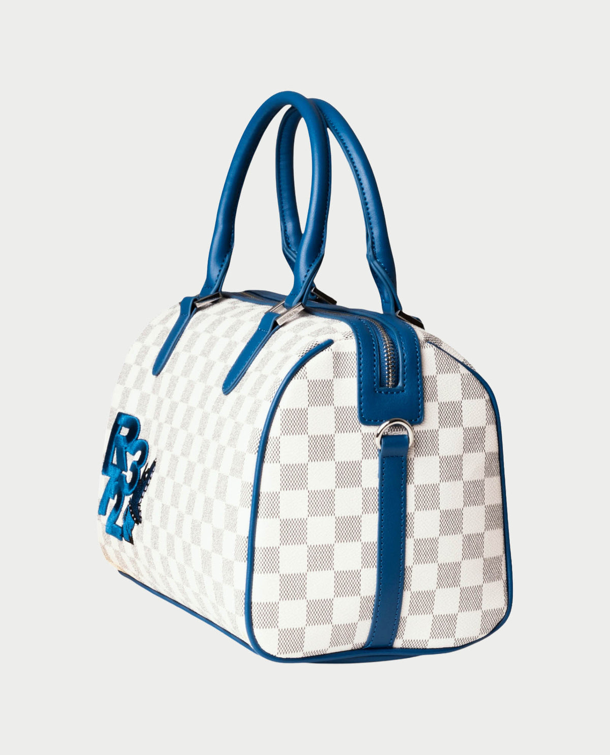 Borsa donna R372 con zip e logo 