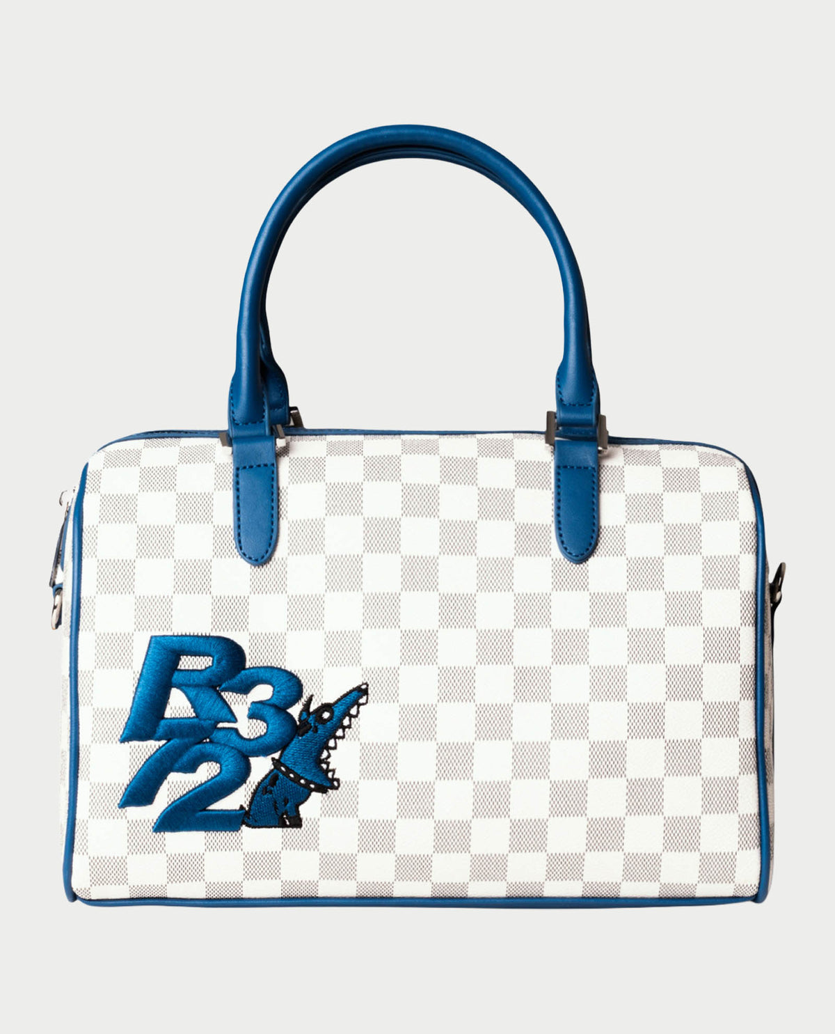 Borsa donna R372 con zip e logo 
