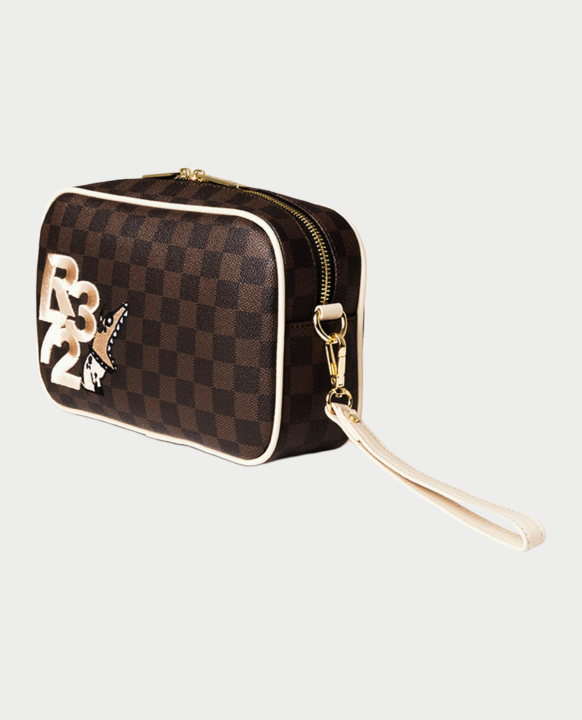 Pochette R372 con tasca posteriore e tracolla 