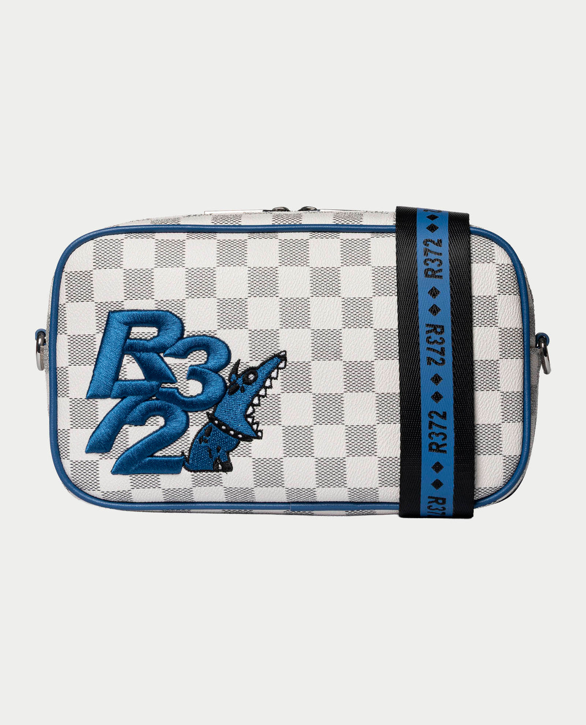 Pochette R372 con tasca posteriore e tracolla 