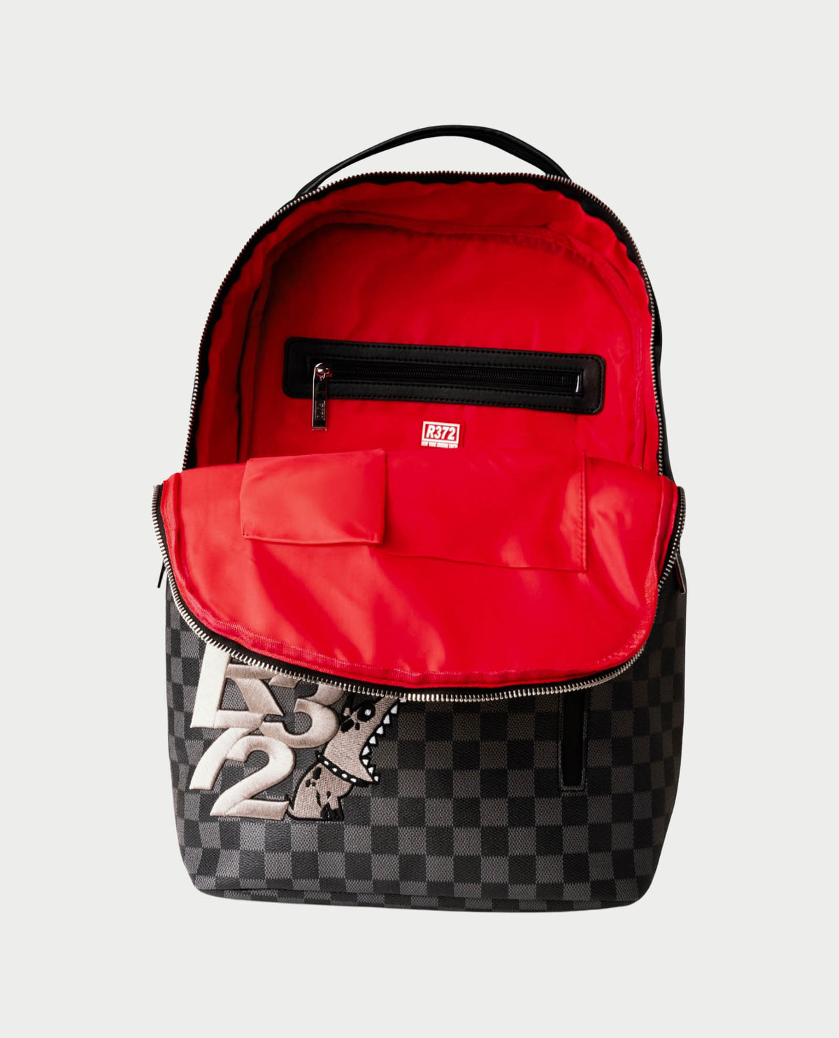 Zaino uomo R372 con taschino frontale con zip 