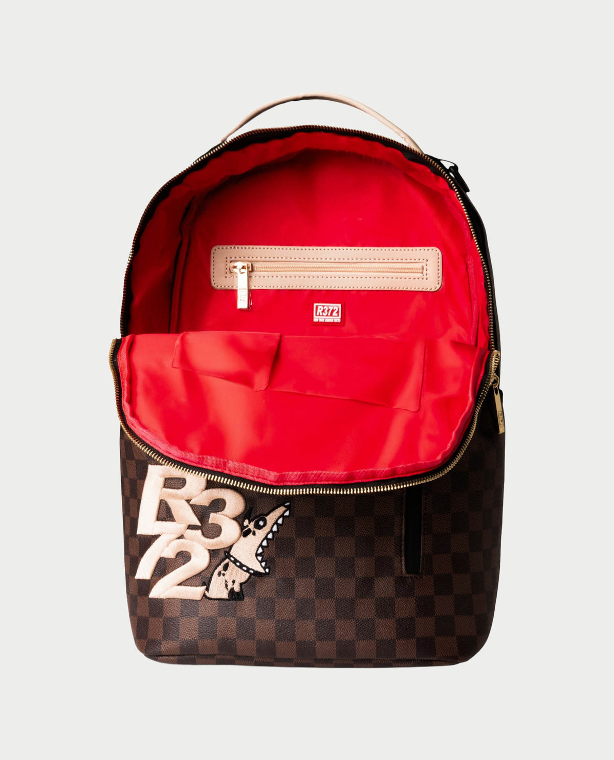 Zaino uomo R372 con taschino frontale con zip 