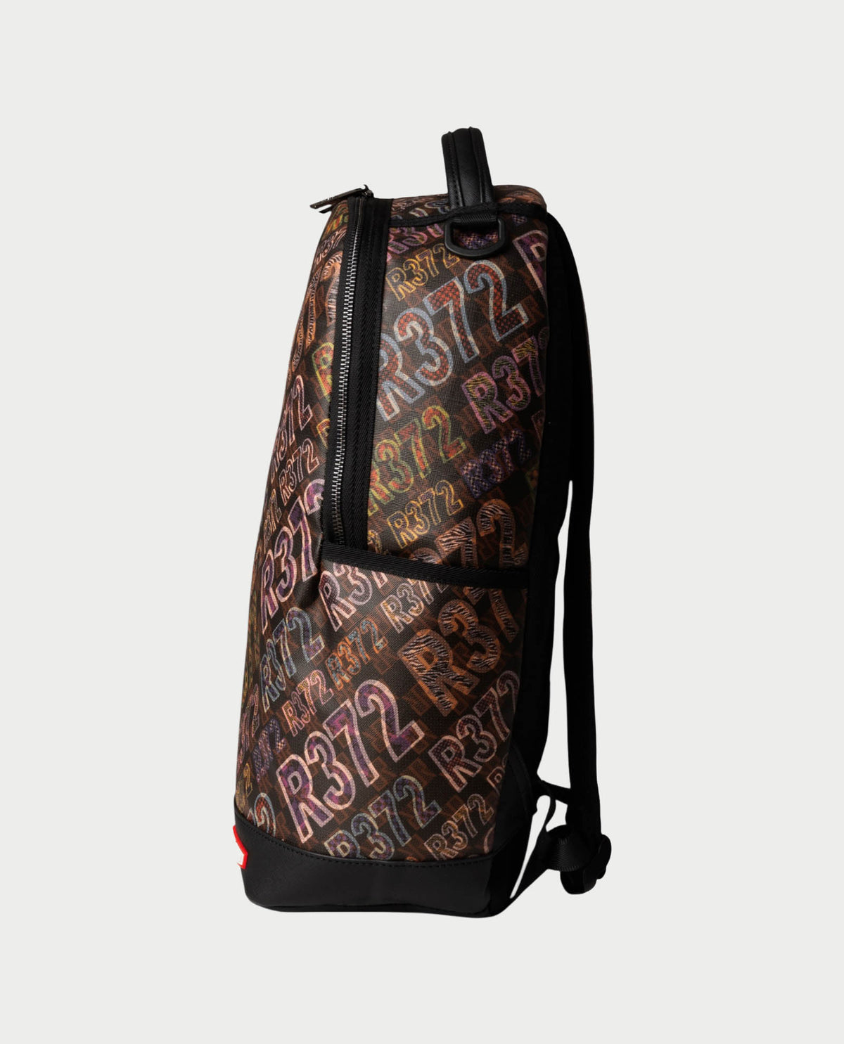 Zaino uomo R372 con logo all-over 