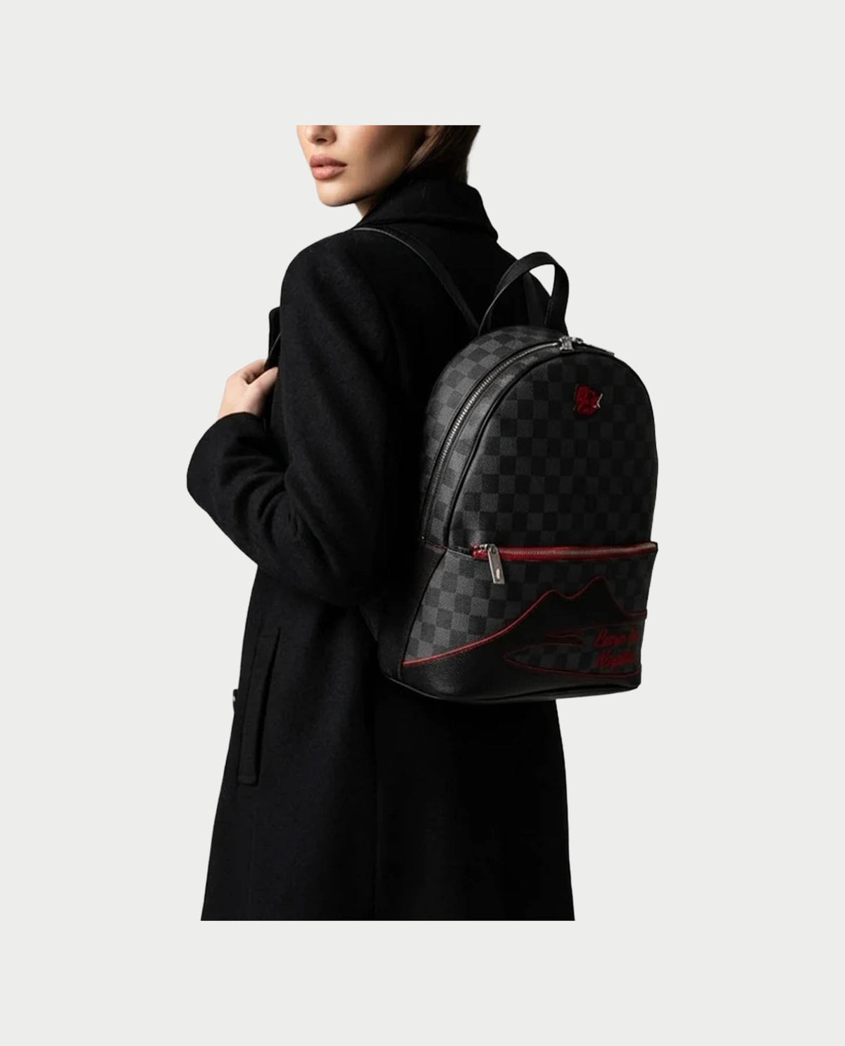 Zaino uomo R372 con tasca con zip 