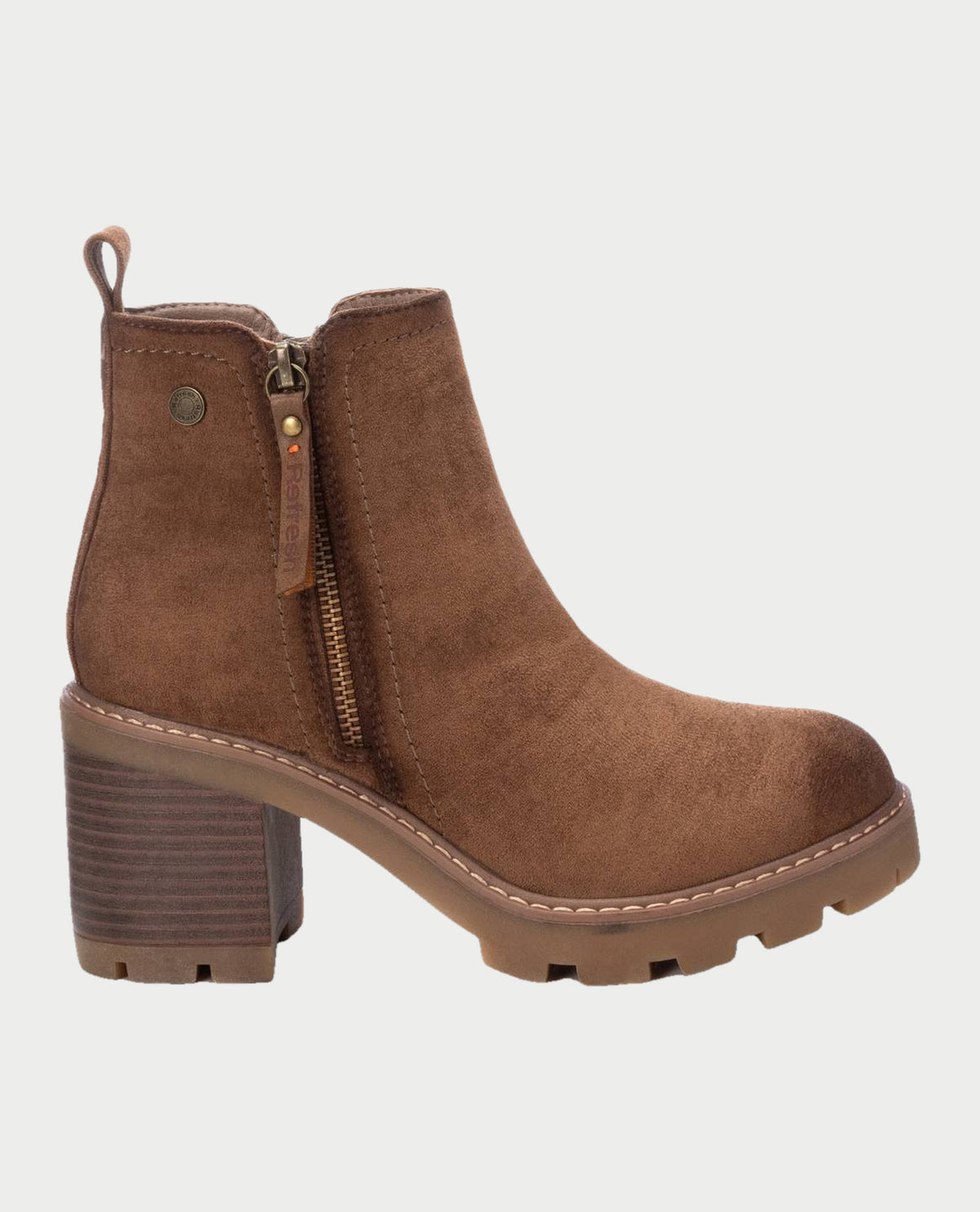 Stivali bassi donna Refresh in pelle scamosciata 