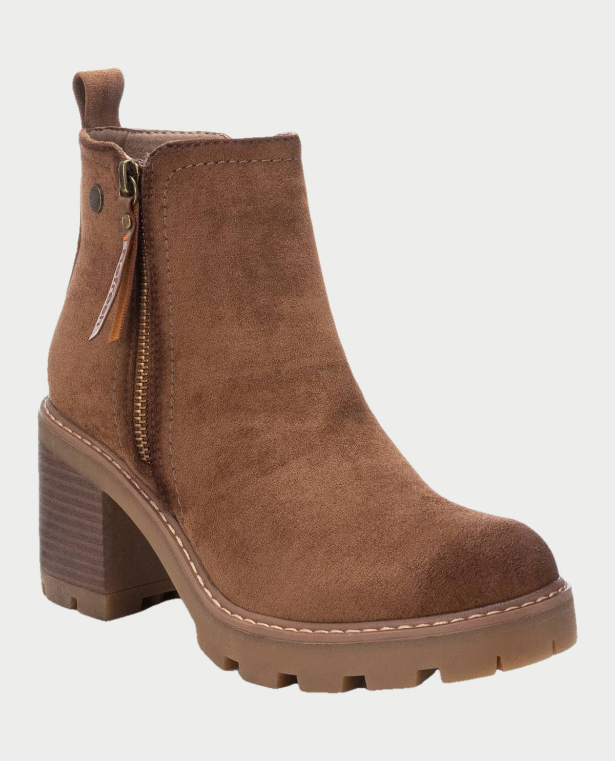Stivali bassi donna Refresh in pelle scamosciata 