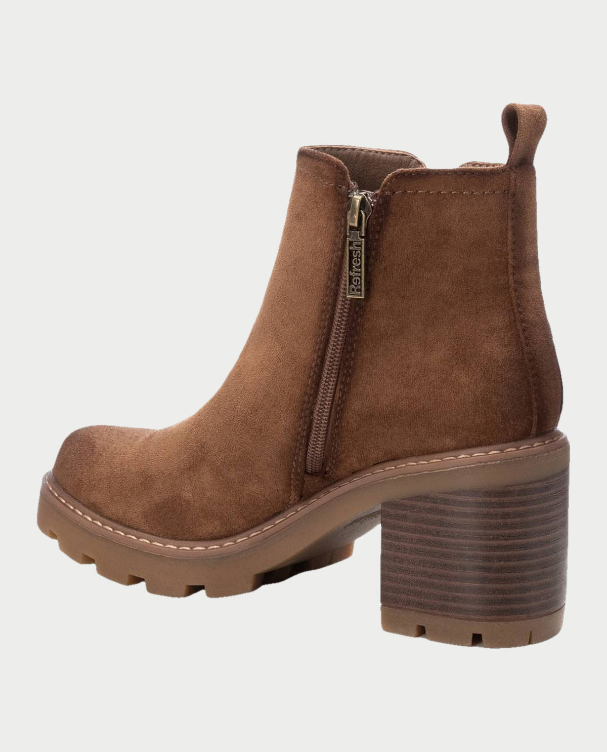 Stivali bassi donna Refresh in pelle scamosciata 
