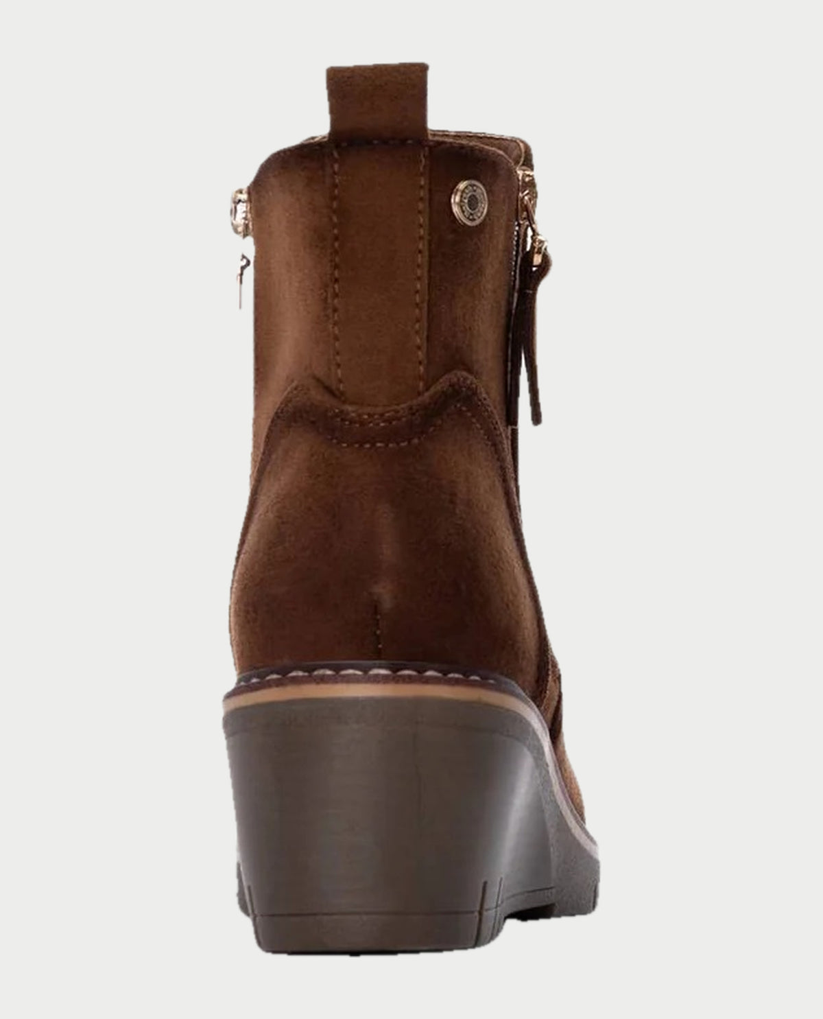 Stivali a tronchetto donna Refresh con zip laterale 