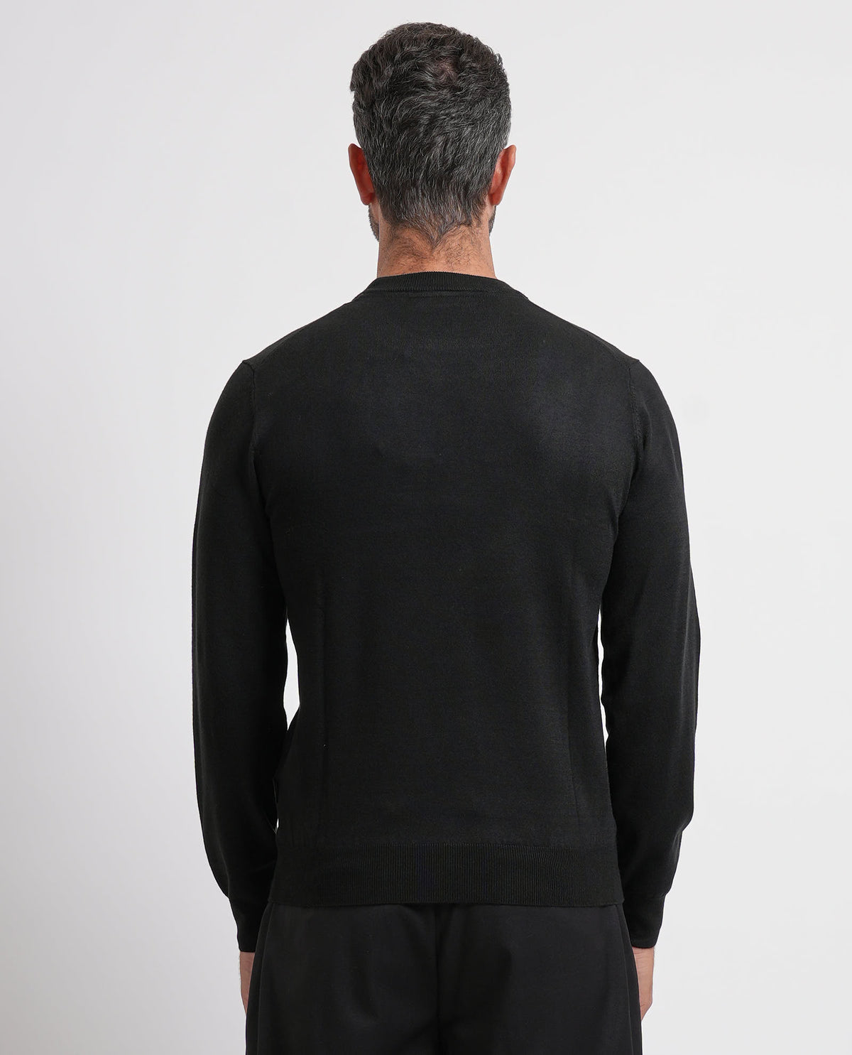 Maglione uomo Refrigue girocollo con logo 