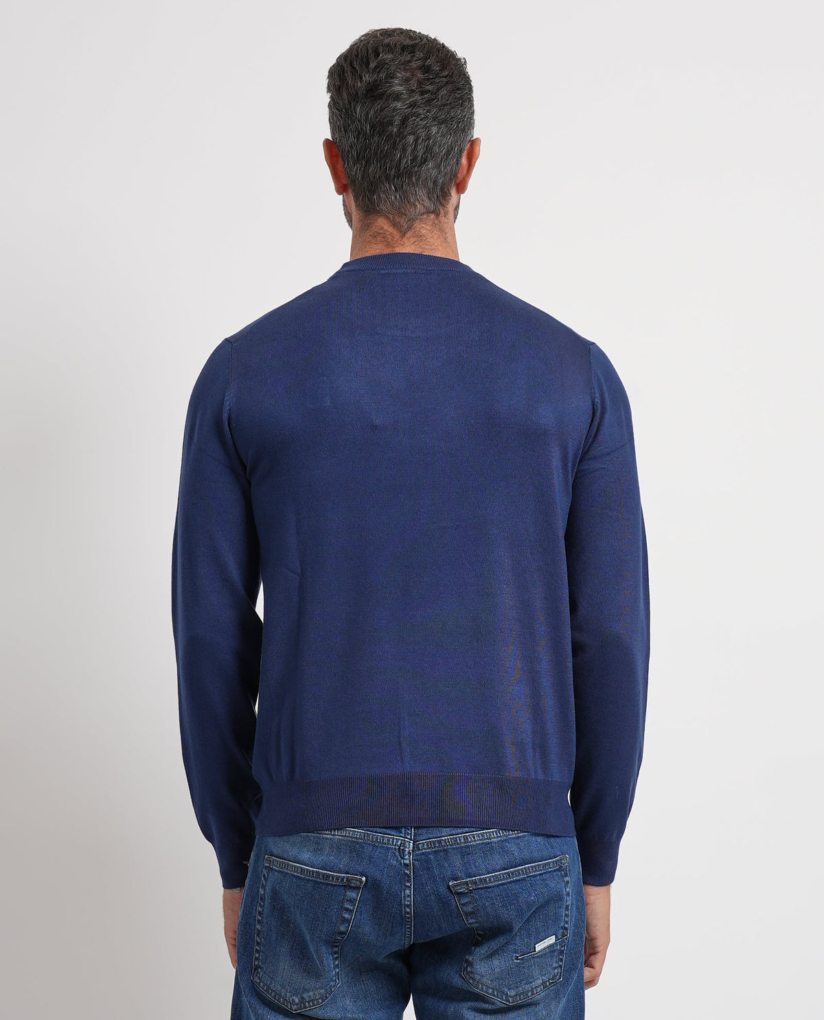 Maglione uomo Refrigue girocollo con logo 