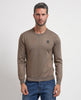 Maglione uomo Refrigue girocollo con logo