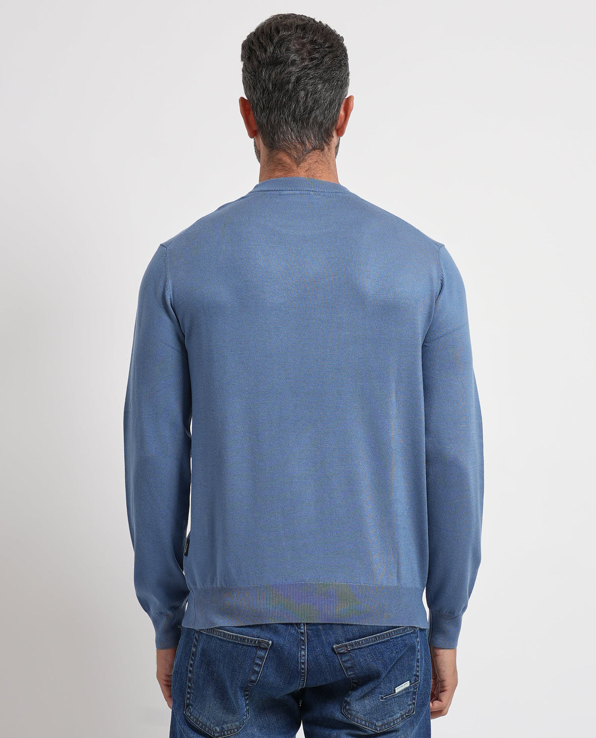 Maglione uomo Refrigue girocollo con logo 
