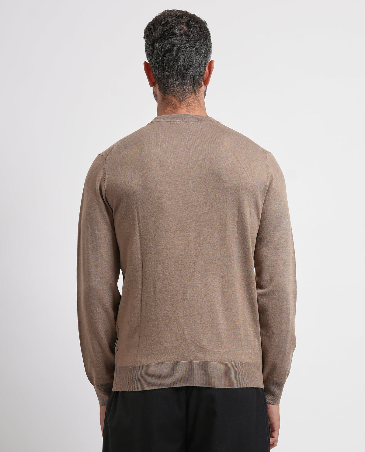 Maglione uomo Refrigue girocollo con logo 