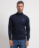 Maglione uomo Refrigue a collo alto e mezza zip