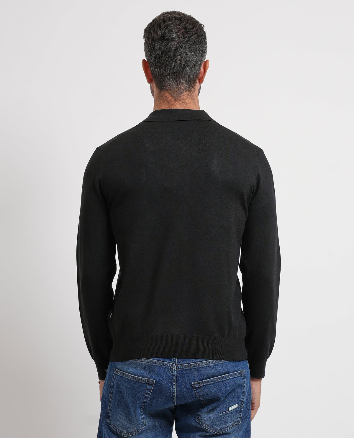 Maglione uomo Refrigue con collo a polo e bottoni 