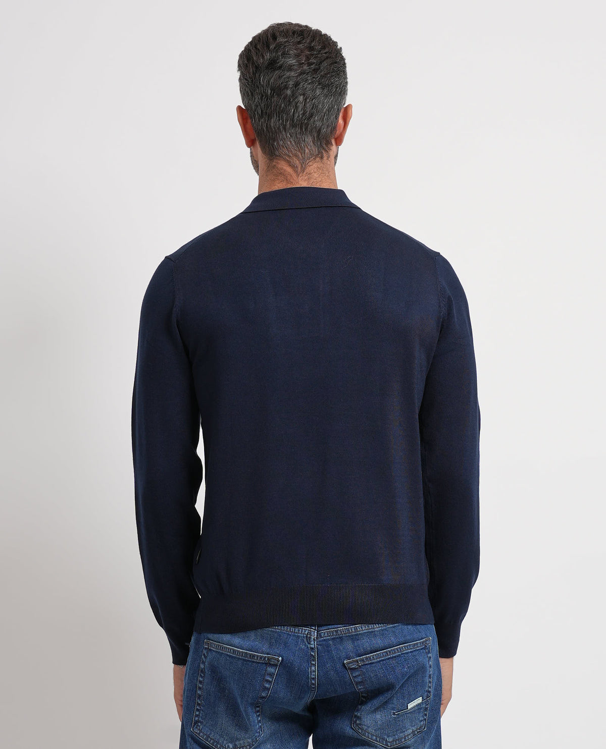 Maglione uomo Refrigue con collo a polo e bottoni 