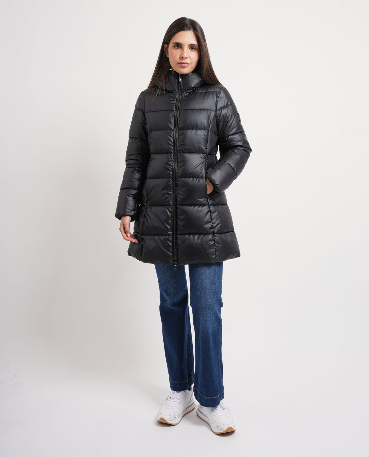 Giubbotto lungo donna Refrigue trapuntato 