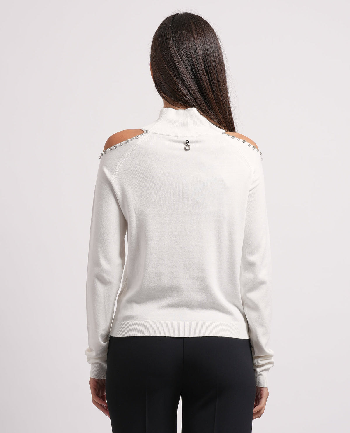 Maglia donna Relish manica lunga collo vulvano 
