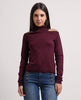Maglia donna Relish manica lunga collo vulvano