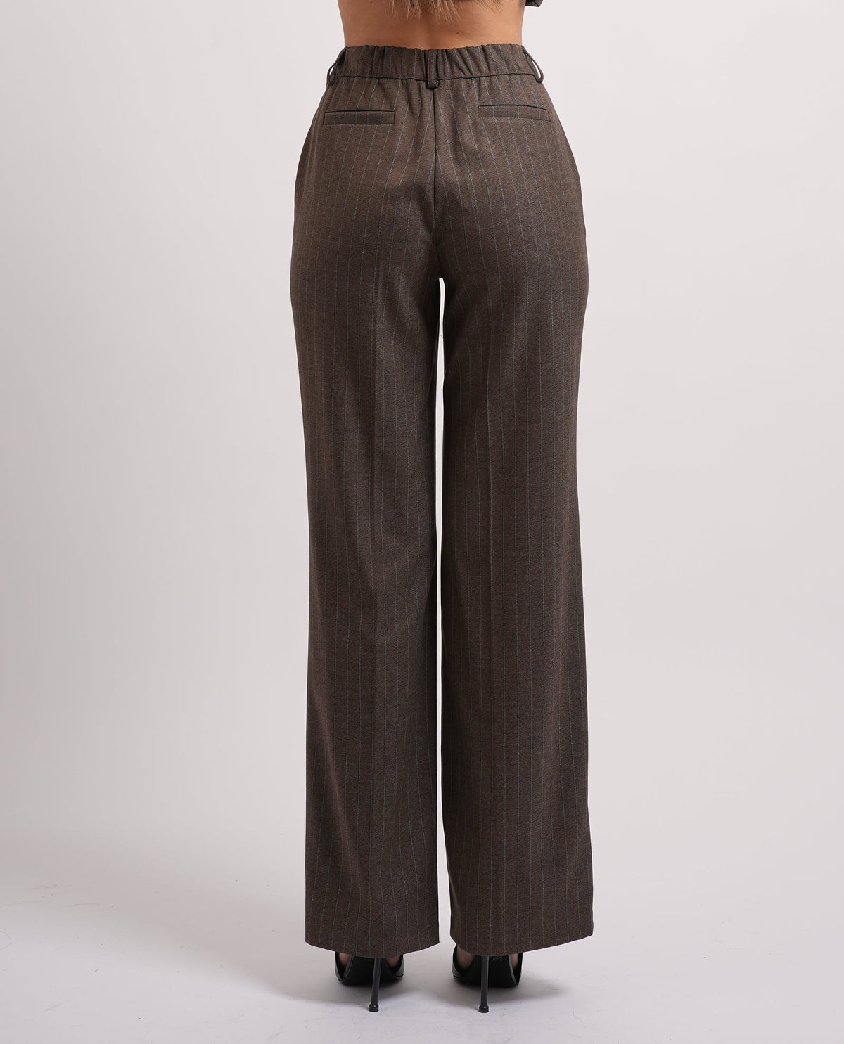 Pantaloni a vita alta Relish donna a palazzo 